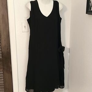 Vision for Innovation - Black Drop Waist Performance Dress, Size Large, NWT
